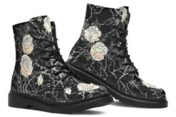 Ivory Kintsugi Rose Boots -Rogue & Wolf Shop Boots IvoryKintsugiRoseBoots 173 35348 Boots Blk STR8 RAW
