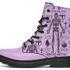 Lavender Vampire Study Boots -Rogue & Wolf Shop Boots LavenderVampireStudyBoots 173 86788 Boots Blk STR1 RAW