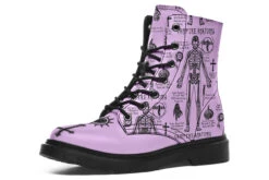Lavender Vampire Study Boots -Rogue & Wolf Shop Boots LavenderVampireStudyBoots 173 86788 Boots Blk STR2 RAW
