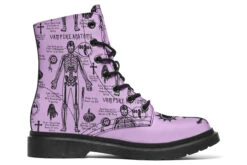 Lavender Vampire Study Boots -Rogue & Wolf Shop Boots LavenderVampireStudyBoots 173 86788 Boots Blk STR3 RAW