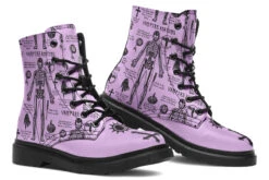 Lavender Vampire Study Boots -Rogue & Wolf Shop Boots LavenderVampireStudyBoots 173 86788 Boots Blk STR8 RAW