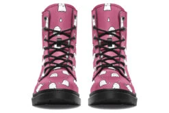 Mauve Ghost Party Boots -Rogue & Wolf Shop Boots MauveGhostPartyBoots 173 31381 Boots Blk STR4 RAW
