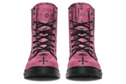 Mauve Vampire Study Boots -Rogue & Wolf Shop Boots MauveVampireStudyBoots 173 86767 Boots Blk STR4 RAW