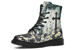 Mourning Petals Boots -Rogue & Wolf Shop Boots MourningPetalsBoots 173 99884 Boots Blk STR2 RAW