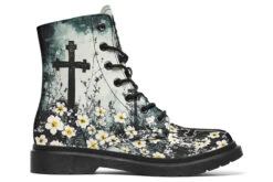 Mourning Petals Boots -Rogue & Wolf Shop Boots MourningPetalsBoots 173 99884 Boots Blk STR3 RAW