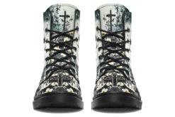 Mourning Petals Boots -Rogue & Wolf Shop Boots MourningPetalsBoots 173 99884 Boots Blk STR4 RAW