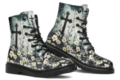 Mourning Petals Boots -Rogue & Wolf Shop Boots MourningPetalsBoots 173 99884 Boots Blk STR8 RAW