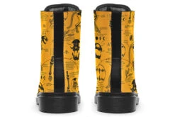 Mustard Cat Study Boots -Rogue & Wolf Shop Boots MustardCatStudyBoots 173 23350 Boots Blk STR5 RAW