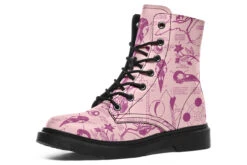 Pink Raven Study Boots -Rogue & Wolf Shop Boots PinkRavenStudyBoots 173 23375 Boots Blk STR2 RAW