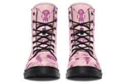 Pink Raven Study Boots -Rogue & Wolf Shop Boots PinkRavenStudyBoots 173 23375 Boots Blk STR4 RAW