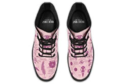 Pink Raven Study Boots -Rogue & Wolf Shop Boots PinkRavenStudyBoots 173 23375 boots RAW Blk STR6