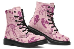 Pink Wolf Study Boots -Rogue & Wolf Shop Boots PinkWolfStudyBoots 173 23359 Boots Blk STR8 RAW