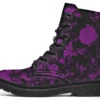 Purple Rose Romance Boots -Rogue & Wolf Shop Boots PurpleRoseRomanceBoots 173 85214 Boots Blk STR1 RAW