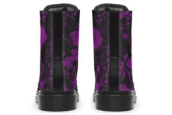Purple Rose Romance Boots -Rogue & Wolf Shop Boots PurpleRoseRomanceBoots 173 85214 Boots Blk STR5 RAW