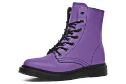 Retro Violet Boots -Rogue & Wolf Shop Boots RetroVioletBoots 173 41309 Boots Blk STR2 RAW