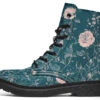 Teal Rose Romance Boots -Rogue & Wolf Shop Boots TealRoseRomanceBoots 173 06319 Boots Blk STR1 RAW