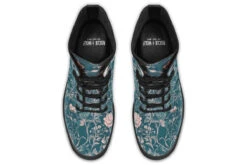 Teal Rose Romance Boots -Rogue & Wolf Shop Boots TealRoseRomanceBoots 173 06319 boots RAW Blk STR6