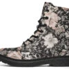 Vintage Peonies Boots -Rogue & Wolf Shop Boots VintagePeoniesBoots 173 08182 Boots Blk STR1 RAW