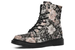 Vintage Peonies Boots -Rogue & Wolf Shop Boots VintagePeoniesBoots 173 08182 Boots Blk STR2 RAW