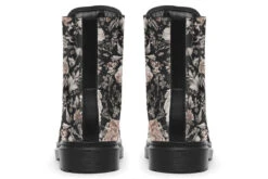 Vintage Peonies Boots -Rogue & Wolf Shop Boots VintagePeoniesBoots 173 08182 Boots Blk STR5 RAW