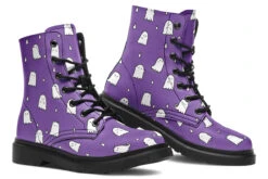 Violet Ghost Party Boots -Rogue & Wolf Shop Boots VioletGhostPartyBoots 173 15499 Boots Blk STR8 RAW