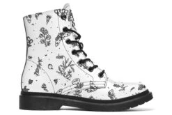 White Nightshade Boots -Rogue & Wolf Shop Boots WhiteNightshadeBoots 173 42759 Boots Blk STR3 RAW