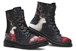 Yule Antlers Boots -Rogue & Wolf Shop Boots YuleAntlersBoots 173 44469 Boots Blk STR8 RAW