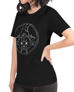 Purrfect Witchery Tee -Rogue & Wolf Shop CatTee 06
