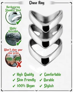 Chase Ring In Mirror Steel -Rogue & Wolf Shop ChaseRing Inforgraphic 4x5 06