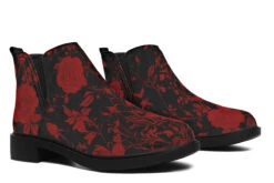 Blood Rose Romance Chelsea Boots -Rogue & Wolf Shop ChelseaBoots BloodRoseRomanceChelseaBoots 173 06856 Neatboots Blk STR8 NLB