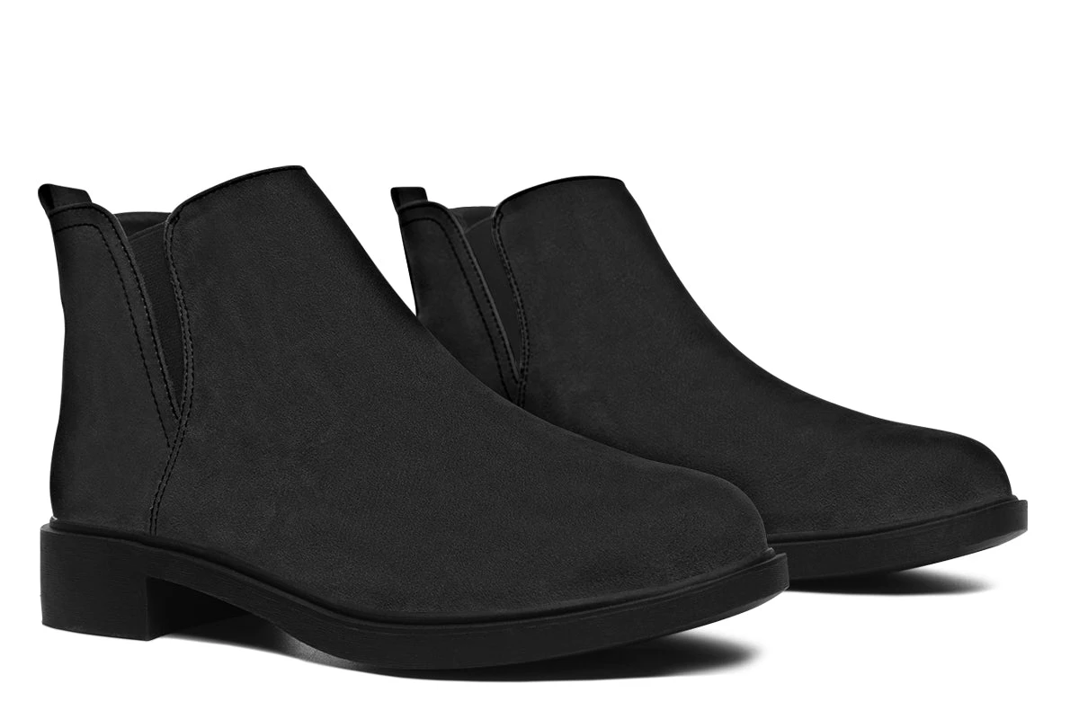 Pitch Black Chelsea Boots 10 Pitch Black Chelsea Boots - Image 8