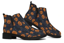 Pumpkin Party Chelsea Boots -Rogue & Wolf Shop ChelseaBoots PumpkinPartyChelseaBoots 173 38818 Neatboots Blk STR7 NLB