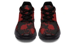 Blood Rose Romance Chunky Sneakers -Rogue & Wolf Shop ChunkySneakers BloodRoseRomanceChunkySneakers 173 06695 Chunkysneakers Blk STR4 RAW