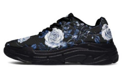Blue Rose Romance Chunky Sneakers