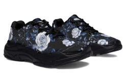 Blue Rose Romance Chunky Sneakers -Rogue & Wolf Shop ChunkySneakers BlueRoseRomanceChunkySneakers 173 53367 Chunkysneakers Blk STR6 RAW
