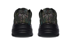 Night Blossom Chunky Sneakers -Rogue & Wolf Shop ChunkySneakers NightBlossomChunkySneakers 173 95330 Chunkysneakers Blk STR5 RAW