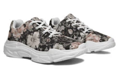 Vintage Peonies Chunky Sneakers -Rogue & Wolf Shop ChunkySneakers VintagePeoniesChunkySneakers 173 06698 Chunkysneakers WT STR6 RAW