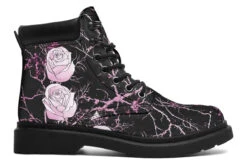 Amethyst Kintsugi Rose Classic Boots -Rogue & Wolf Shop ClassicBoots AmethystKintsugiRoseClassicBoots 173 53612 Classicboots Blk STR3 NLB