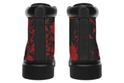 Blood Rose Romance Classic Boots -Rogue & Wolf Shop ClassicBoots BloodRoseRomanceClassicBoots 173 06769 Classicboots Blk STR5 NLB
