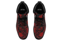 Blood Rose Romance Classic Boots -Rogue & Wolf Shop ClassicBoots BloodRoseRomanceClassicBoots 173 06769 Classicboots Blk STR6 RAW