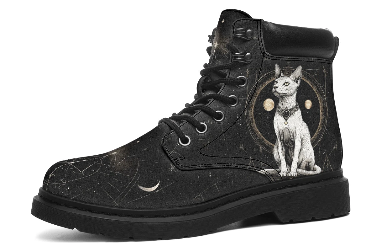 Cosmic Sphynx Cat Classic Boots 4 Cosmic Sphynx Cat Classic Boots - Image 2