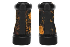 Golden Rose Romance Classic Boots -Rogue & Wolf Shop ClassicBoots GoldenRoseRomanceClassicBoots 173 10432 Classicboots Blk STR5 NLB