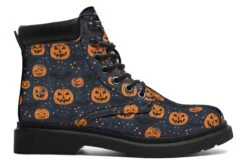 Pumpkin Party Classic Boots -Rogue & Wolf Shop ClassicBoots PumpkinPartyClassicBoots 173 38759 Classicboots Blk STR3 NLB