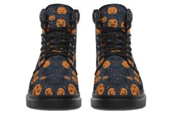 Pumpkin Party Classic Boots -Rogue & Wolf Shop ClassicBoots PumpkinPartyClassicBoots 173 38759 Classicboots Blk STR4 NLB