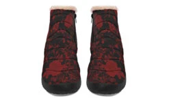 Blood Rose Romance Comfy Winter Boots -Rogue & Wolf Shop ComfyWinterBoots BloodRoseRomanceComfyWinterBoots 173 37927 Comfywinterboots Blk STR4 NLB