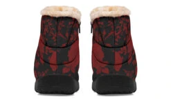 Blood Rose Romance Comfy Winter Boots -Rogue & Wolf Shop ComfyWinterBoots BloodRoseRomanceComfyWinterBoots 173 37927 Comfywinterboots Blk STR5 NLB