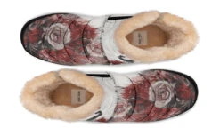 Crimson Wolf Comfy Winter Boots -Rogue & Wolf Shop ComfyWinterBoots CrimsonWolfComfyWinterBoots 173 74681 Comfywinterboots Blk STR6 RAW