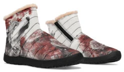 Crimson Wolf Comfy Winter Boots -Rogue & Wolf Shop ComfyWinterBoots CrimsonWolfComfyWinterBoots 173 74681 Comfywinterboots Blk STR7 NLB