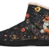 Fox Spirit Comfy Winter Boots -Rogue & Wolf Shop ComfyWinterBoots FoxSpiritComfyWinterBoots 173 82256 Comfywinterboots Blk STR1 NLB