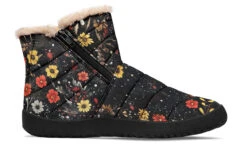 Fox Spirit Comfy Winter Boots -Rogue & Wolf Shop ComfyWinterBoots FoxSpiritComfyWinterBoots 173 82256 Comfywinterboots Blk STR3 NLB